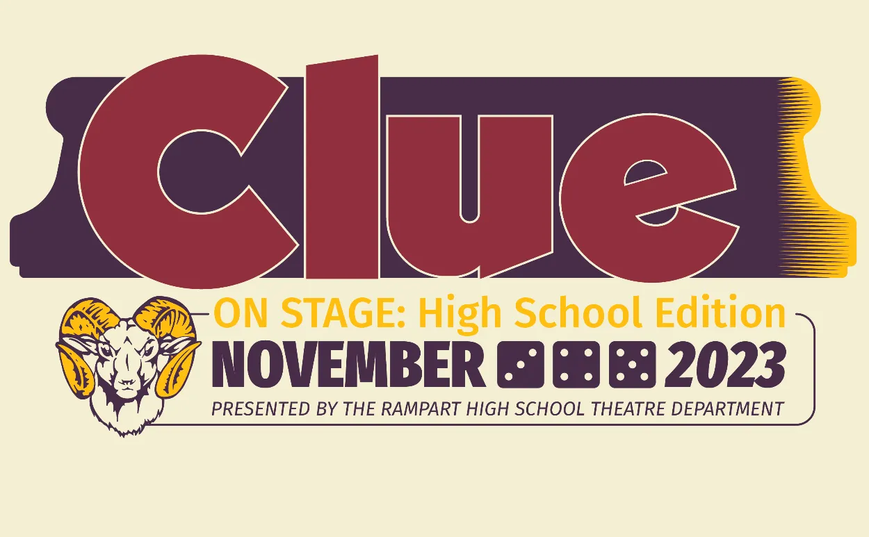Rampart High School theatre — show shirt design — by Josh Brownlow