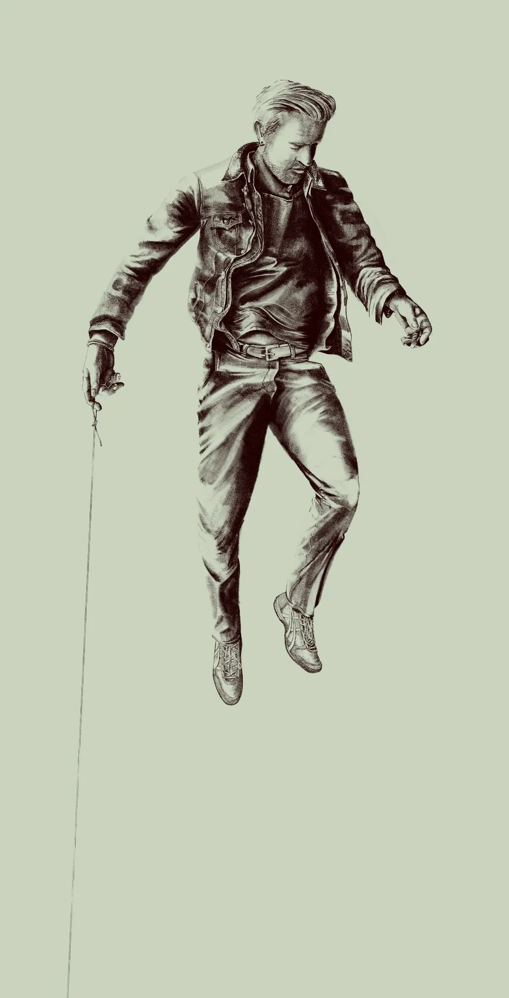The Thread — digital illustration, 2023 — by Josh Brownlow